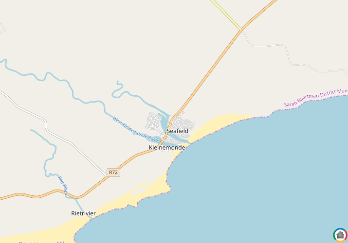 Map location of Seafield